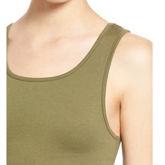 BP Brunt Olive Scoop Tank Crop Top - Picture 5 of 8